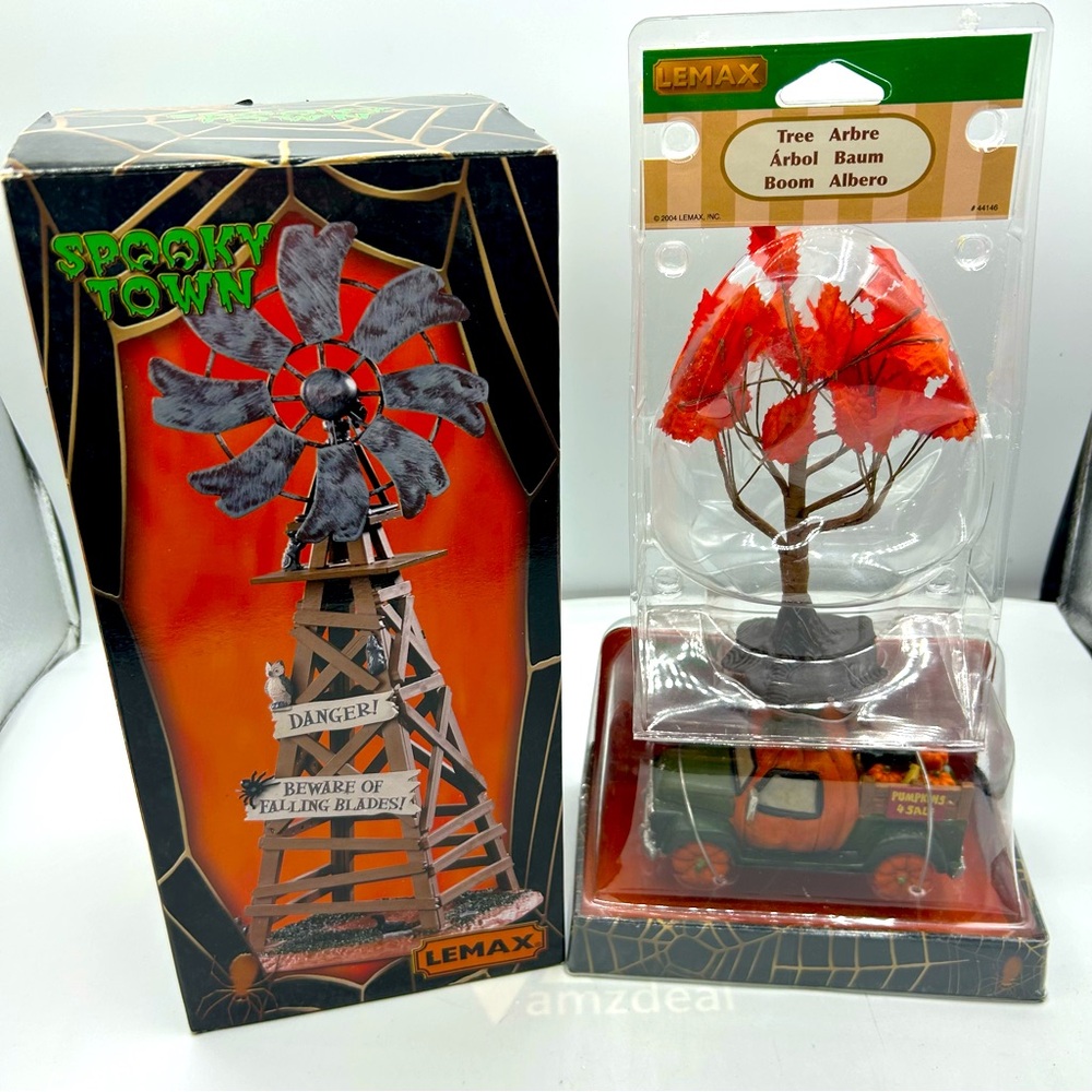 Lemax Spooky Town Halloween Village Decor Lot of 3